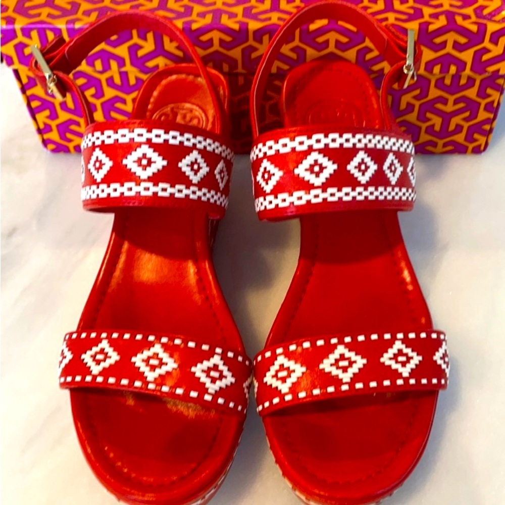 Tory Burch platform wedge sandal